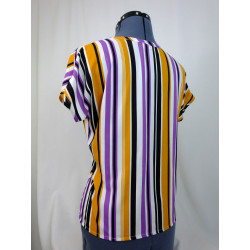 Blusa rayada de colores